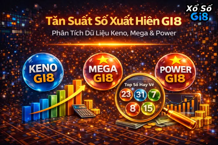 Tần Suất Số Xuất Hiện GI8 – Phân Tích Dữ Liệu Keno, Mega & Power